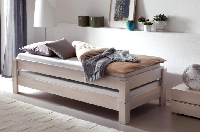 Produkt: HASENA Wood-Line Classic Amigo Buche weiß - Kategorie: Betten