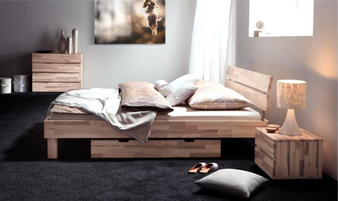 Produkt: HASENA Wood-Line Classic Cantu Kernesche - Kategorie: Betten