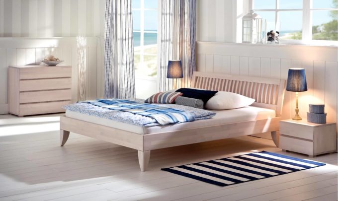 Produkt: HASENA Wood-Line Classic Cima Buche weiß - Kategorie: Betten