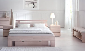 Produkt: HASENA Wood-Line Classic Massa Buche weiß - Kategorie: Betten