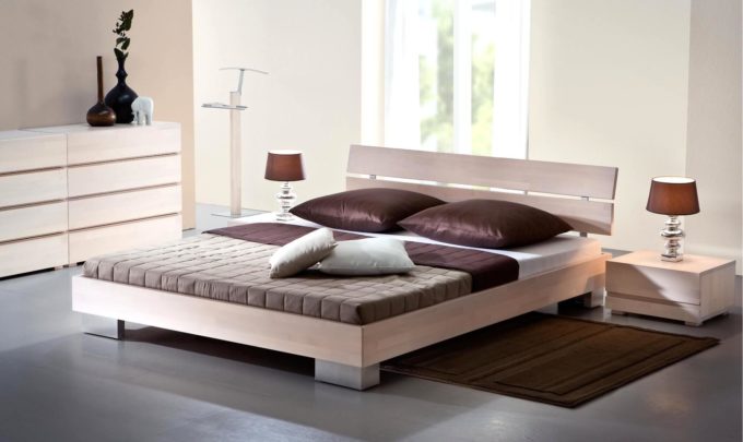 Produkt: HASENA Wood-Line Classic Reca Buche weiß - Kategorie: Betten